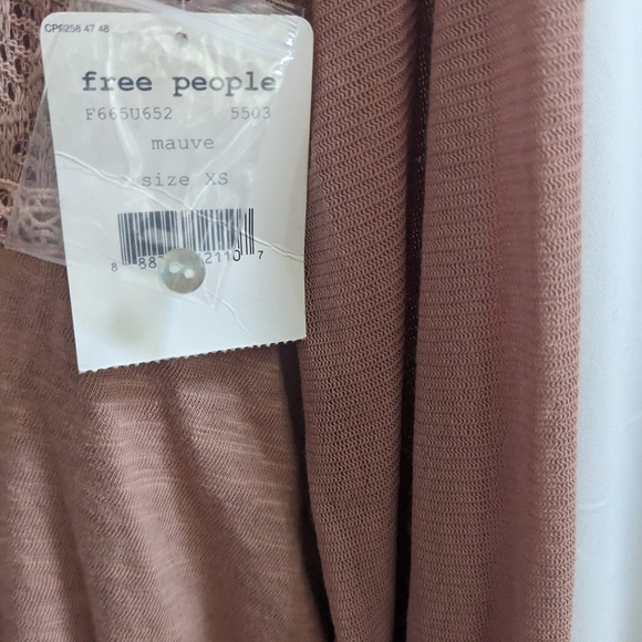 Free People Embroidered Crochet Boho Blouse - Picture 3 of 5